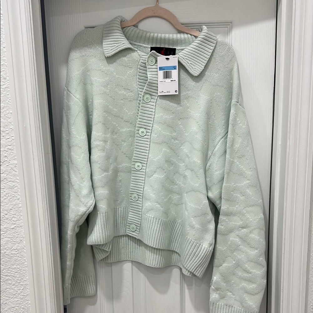 Mint Green men’s/women's Jordan X J Balvin Sweater